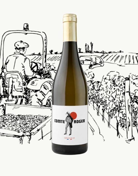 Bouteille de vin blanc